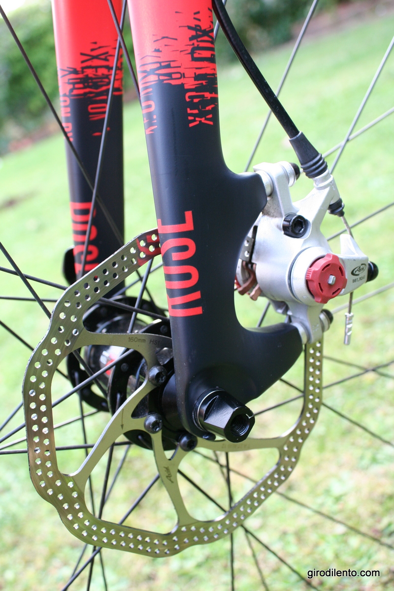 Avid BB7 front disc brake and 160mm rotor