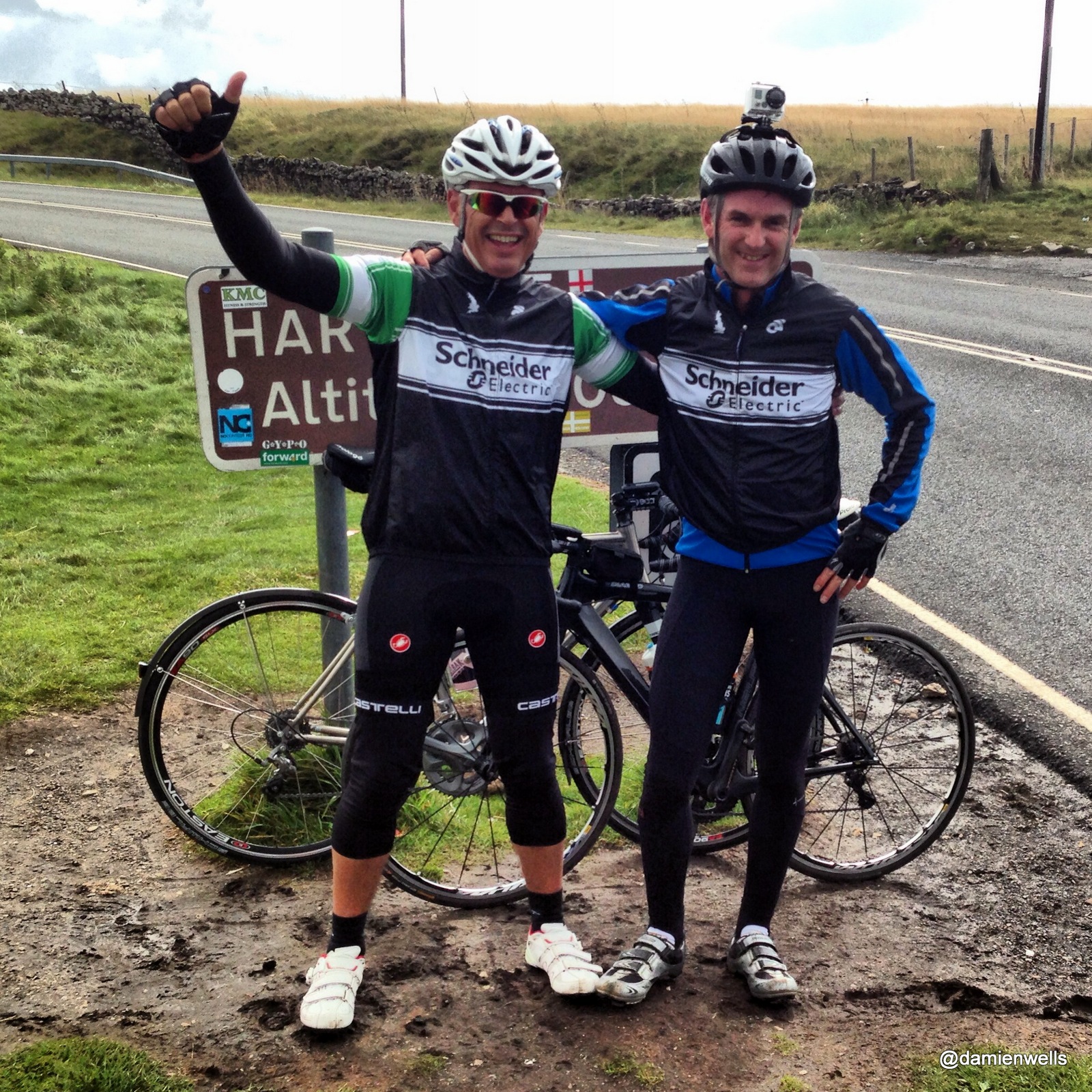 Damien and I having conquered Hartside