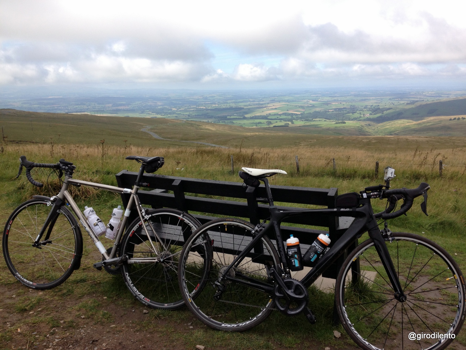 Looking back from the top of Hartside