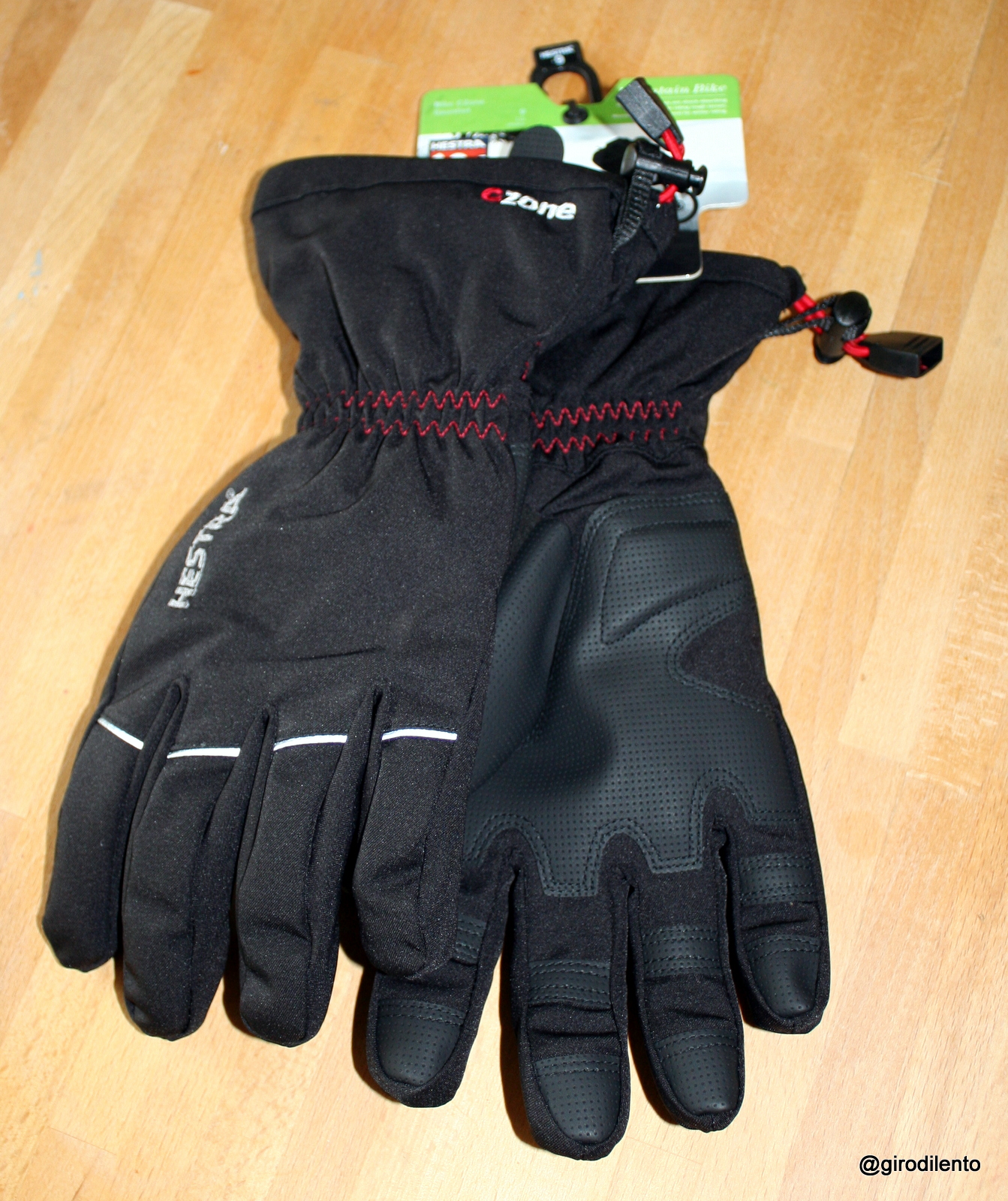 Hestra C-Zone gauntlet winter cycling gloves
