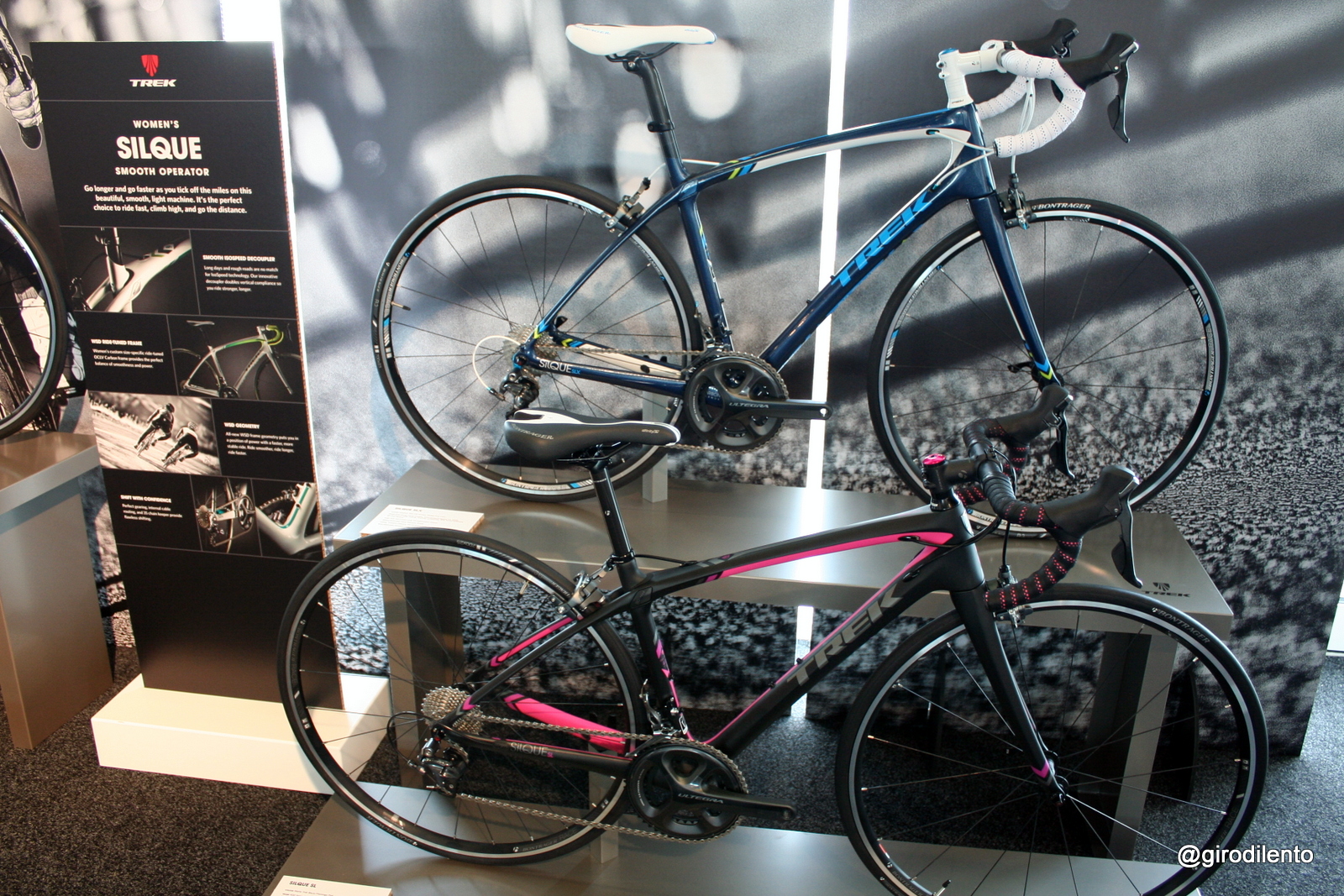 The top end of the Silque range. Blue SLX and Black SL