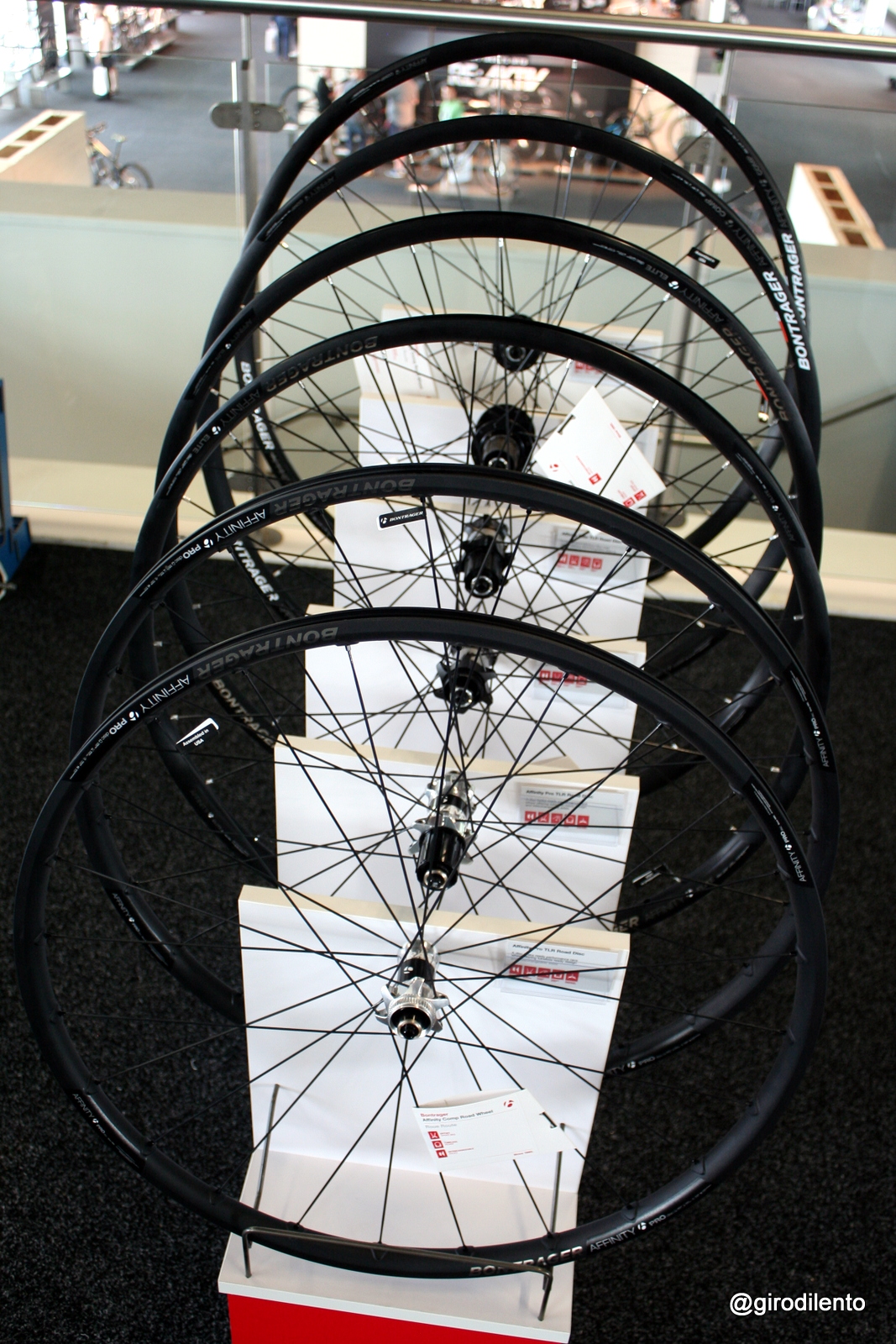 Bontrager's new Affinity range of road disc wheelsets