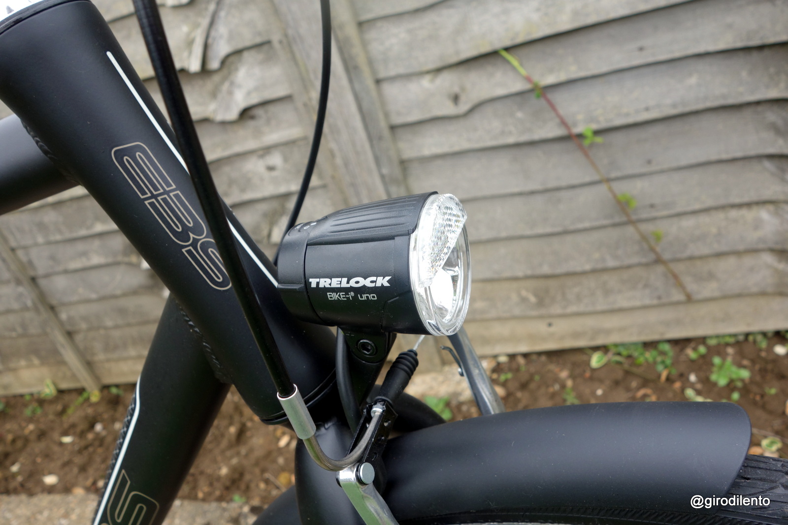 Trelock Dynamo front light - no more worrying about if your batteries are charged